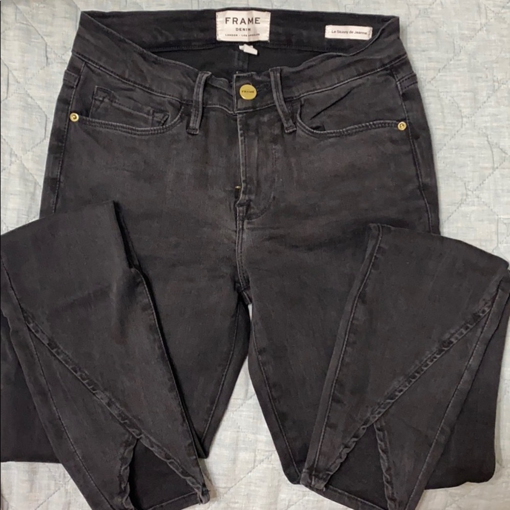 Black FRAME jeans
